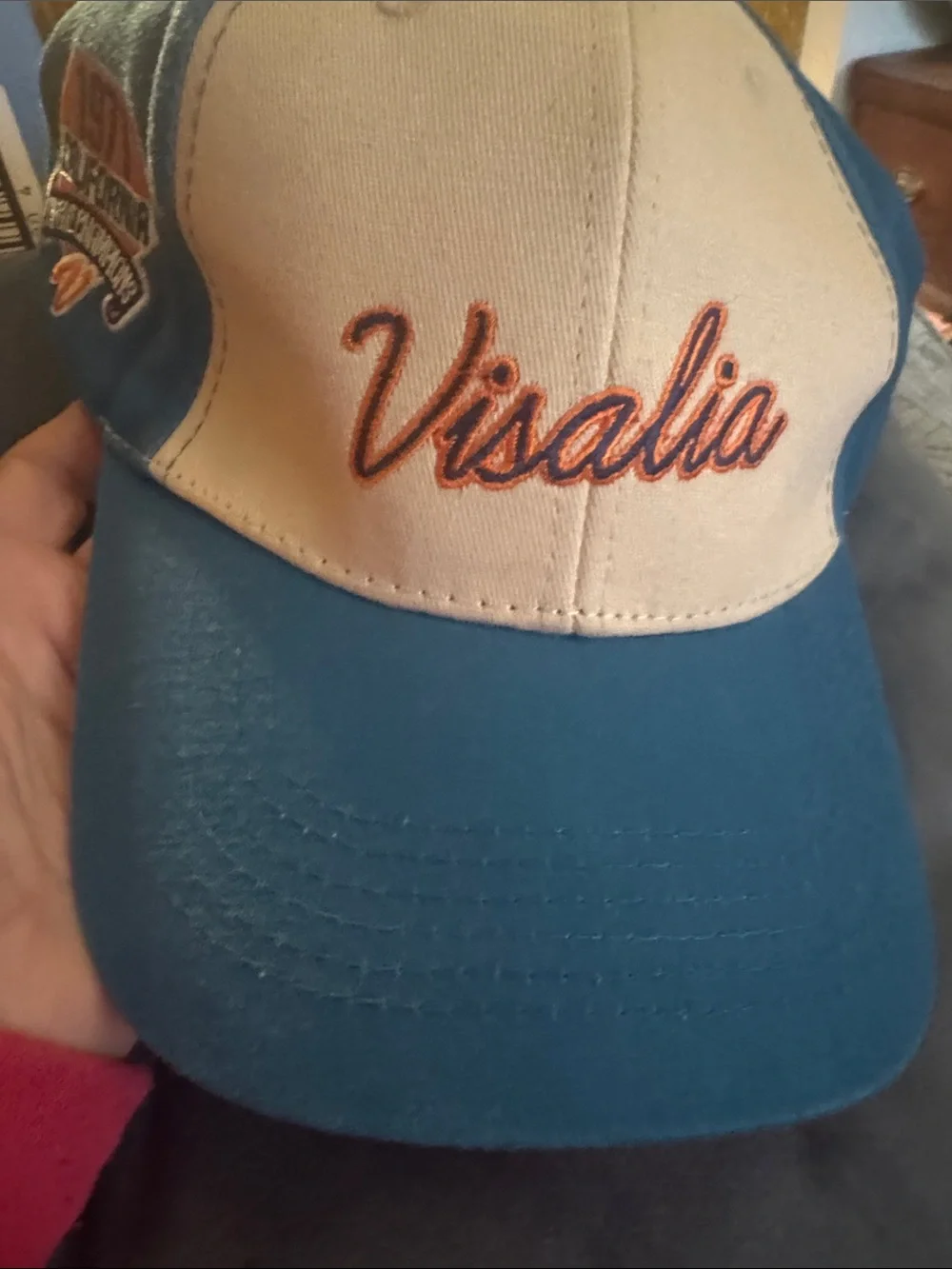 Visalia Two-Tone Teal & Cream Baseball Cap